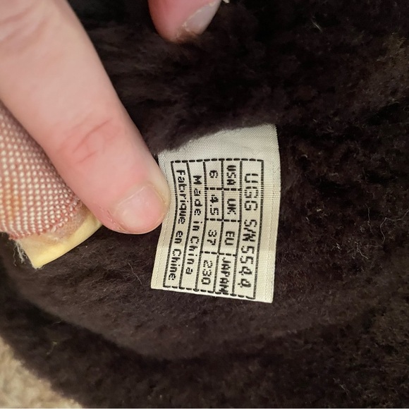 Ugg Australia Joplin Tall Boot Studded Brown Suede Side Zip Size 6 Snow Winter - Picture 11 of 13